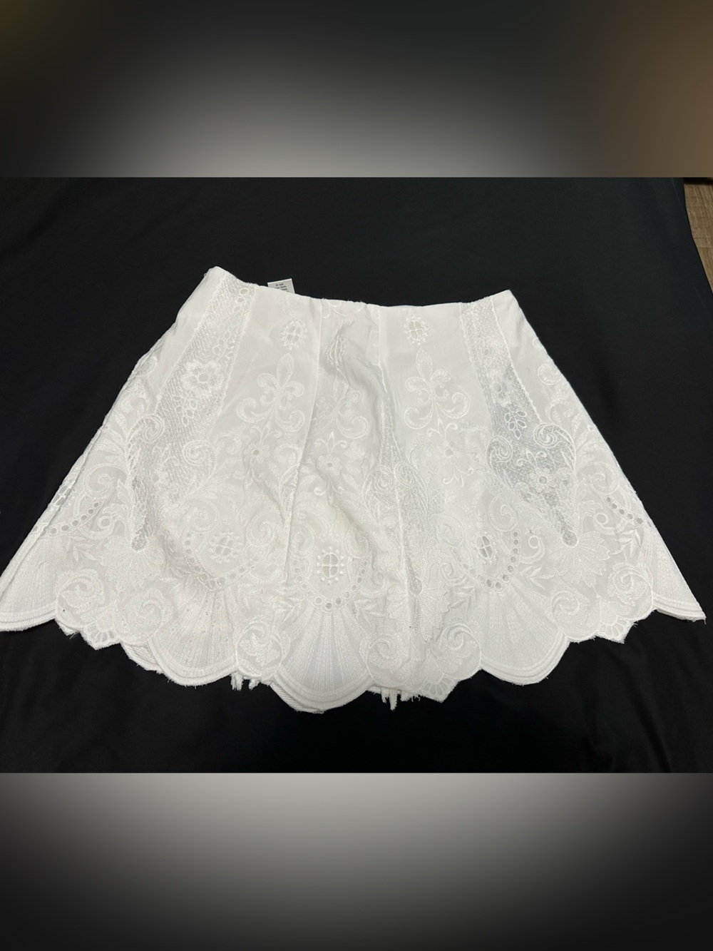 White Vacation Summer A-line Skirt - Premium Design
